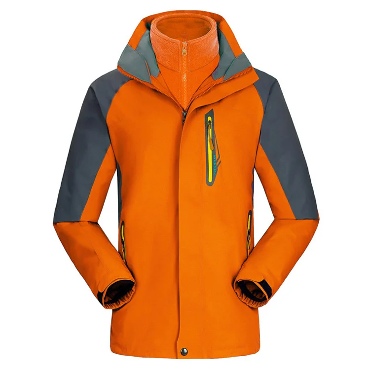 Custom Royal Blue 3-in-1 Modular Softshell Winter Jacket | OEM