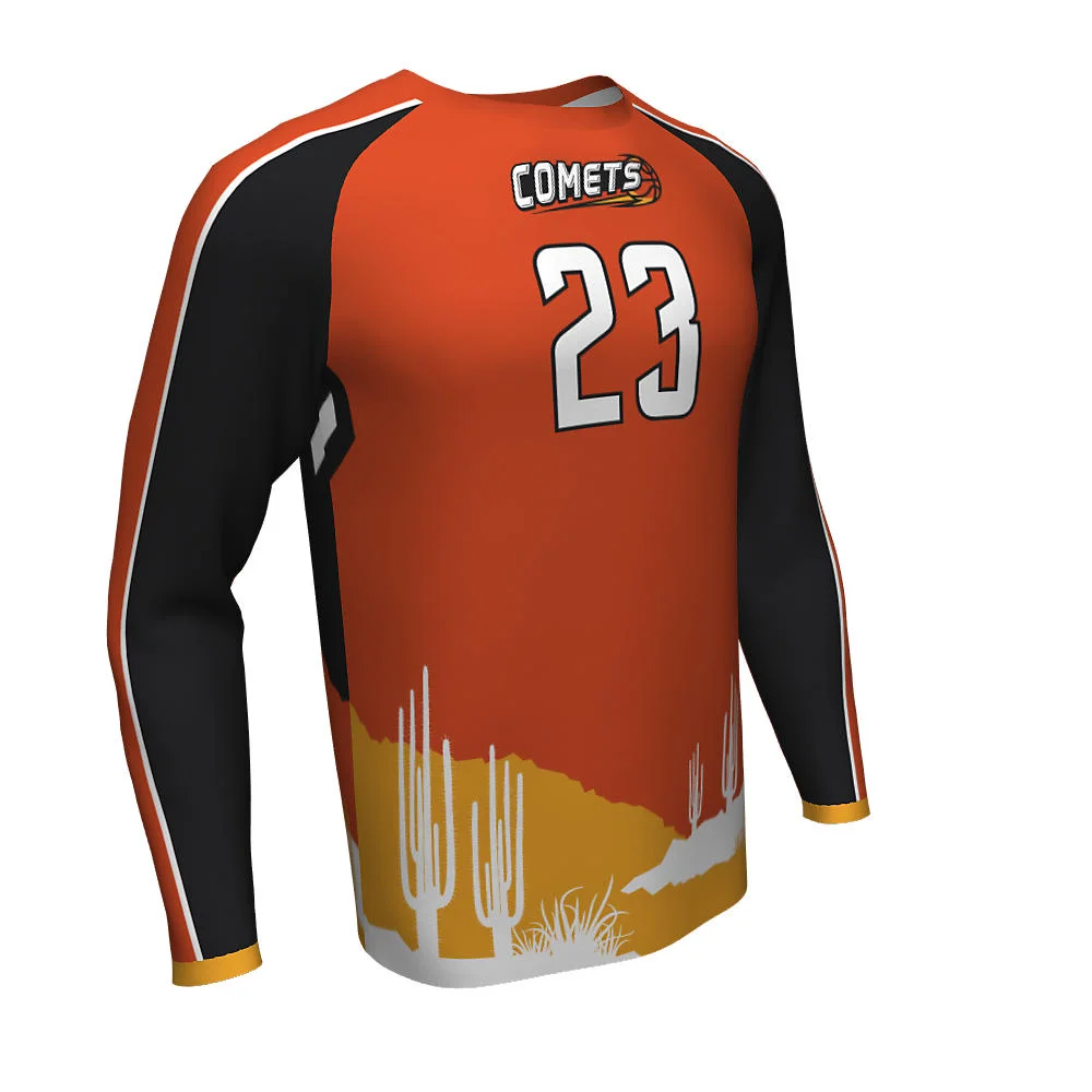 Custom Desert Landscape Esports Long Sleeve Jersey | OEM