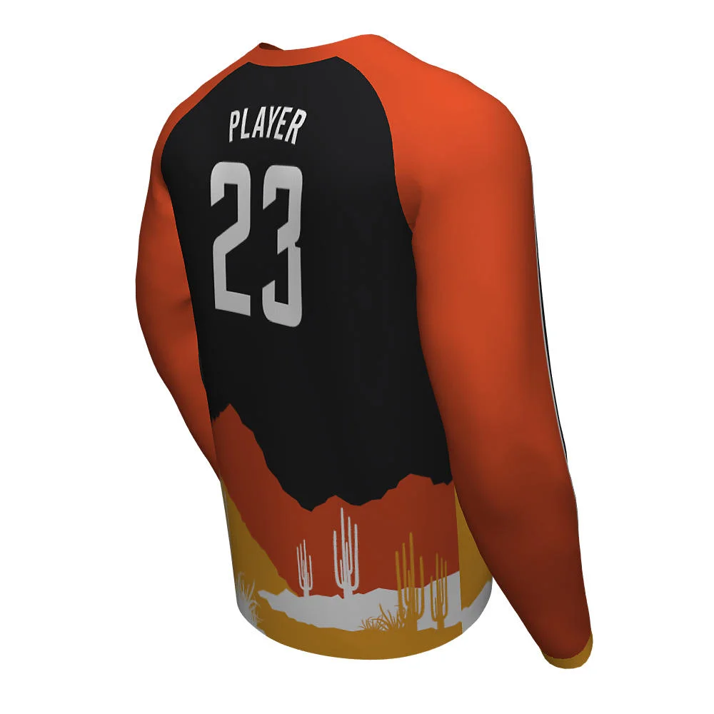 Custom Desert Landscape Esports Long Sleeve Jersey | OEM