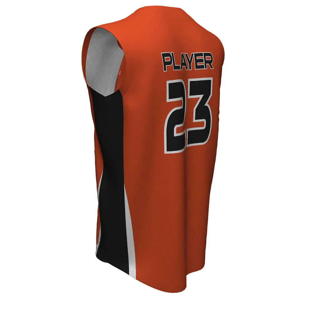 Custom Two-Tone Sleeveless Button Baseball Jersey | OEM