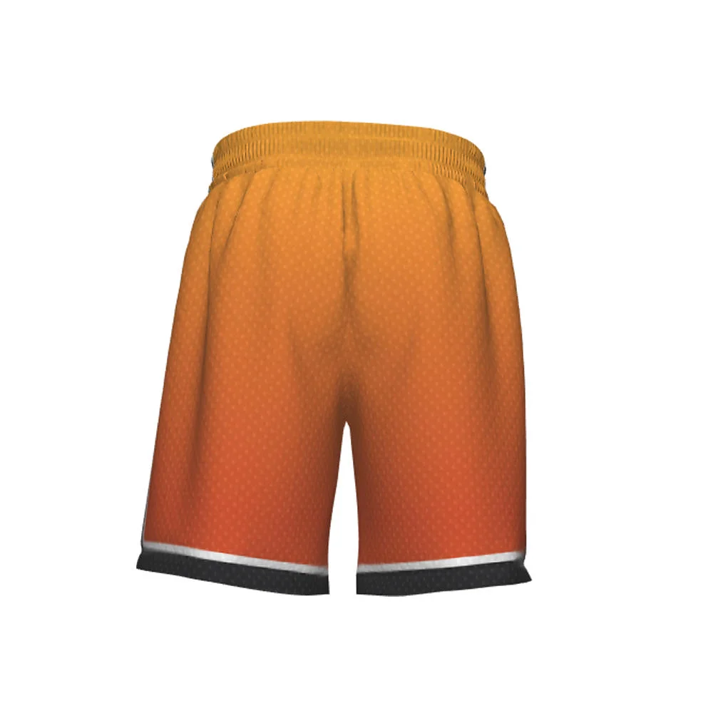 Custom Side-Stripe Reversible Basketball Shorts | OEM