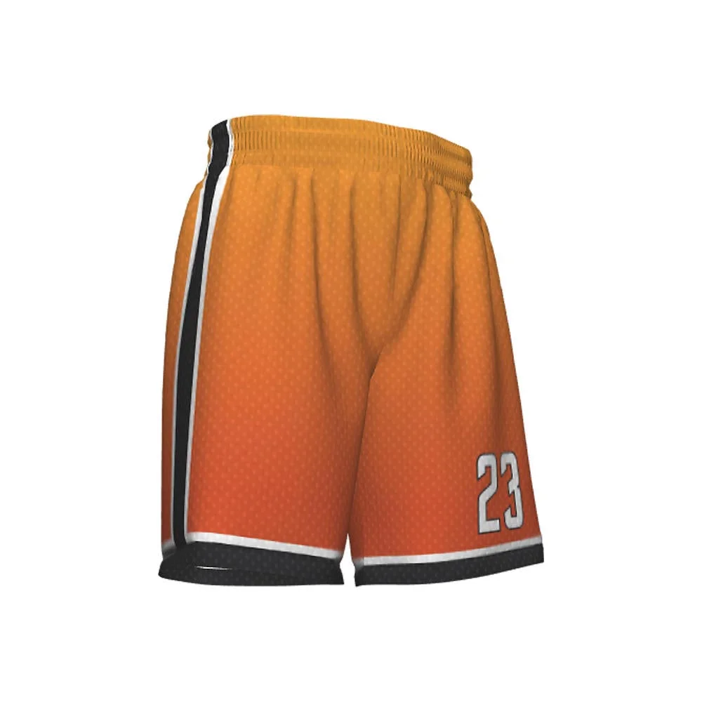 Custom Side-Stripe Reversible Basketball Shorts | OEM