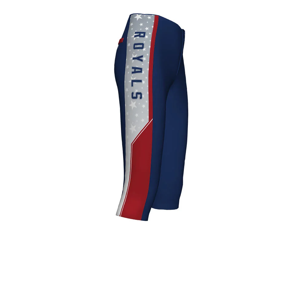 Custom Patriotic Star Panel Knicker Softball Pants | OEM