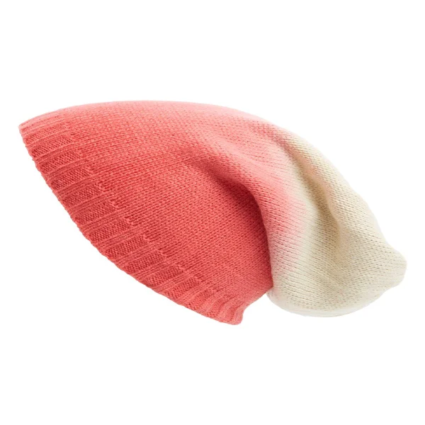 Custom Ombre Dip-Dye Slouchy Beanie | Gradient Knitwear OEM
