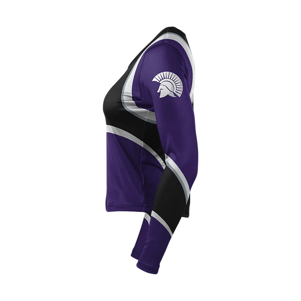 Custom Arch Panel Cheer Long Sleeve Shell | Teamwear OEM