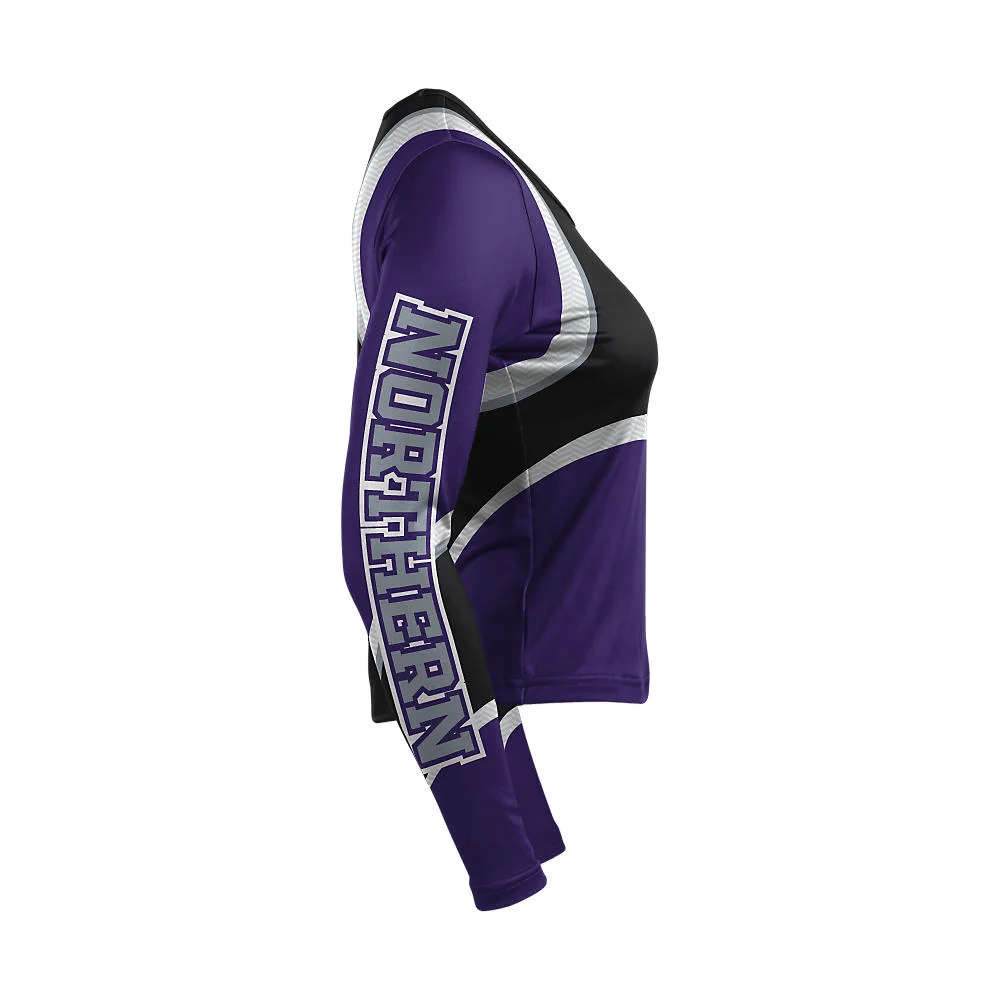 Custom Arch Panel Cheer Long Sleeve Shell | Teamwear OEM