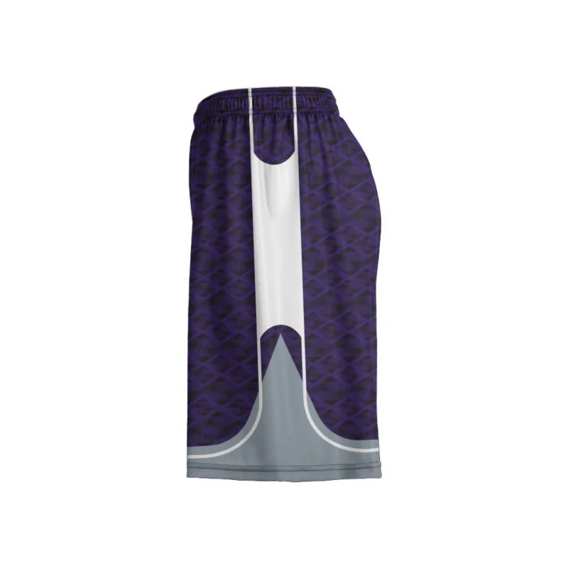 Custom Geometric Flank Sublimated Lacrosse Shorts | OEM