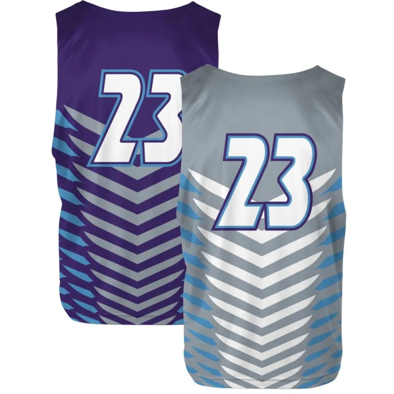 Custom Cascading Arrow Reversible Lacrosse Practice Jersey | OEM