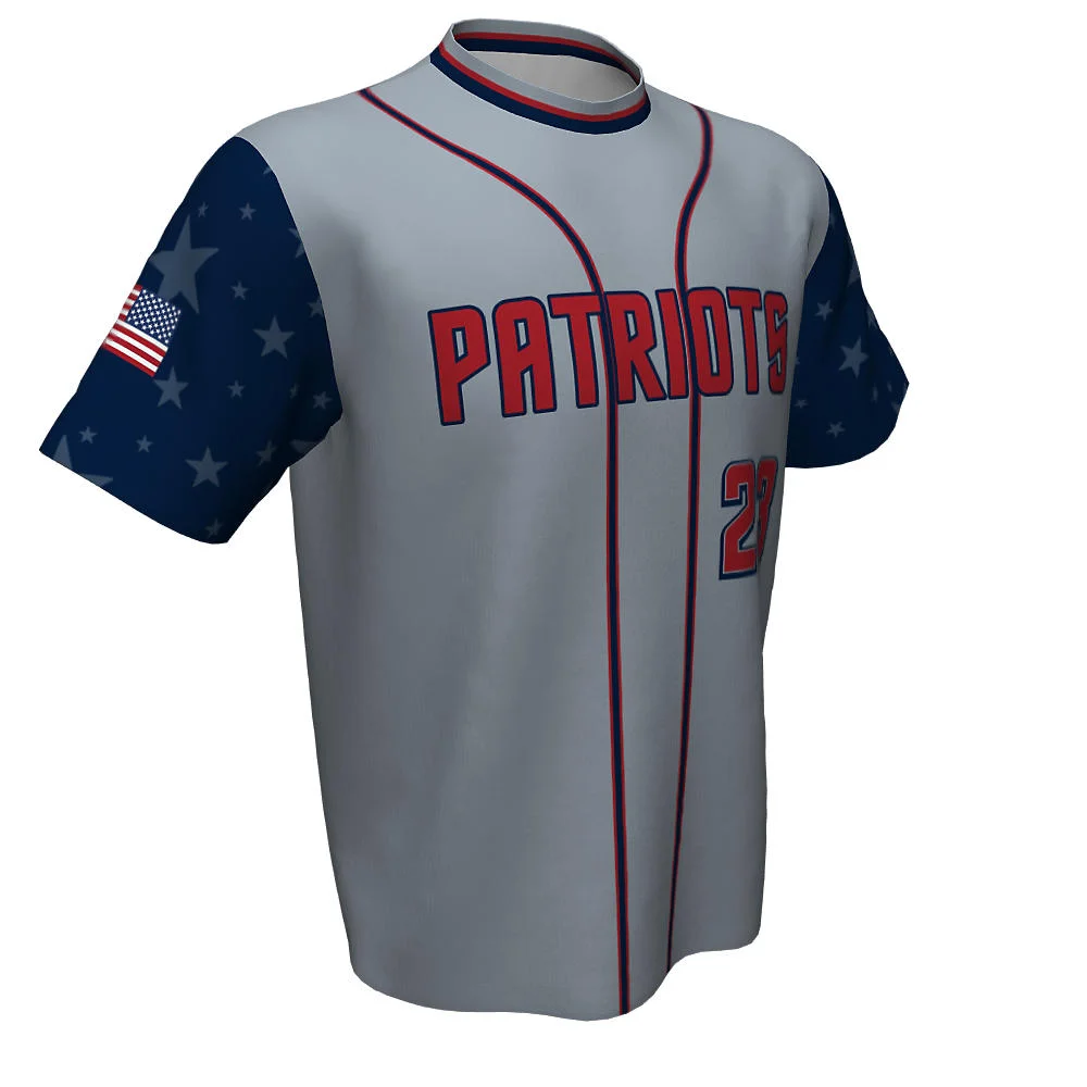 Custom Raglan Piped Baseball Short Sleeve Jersey | OEM