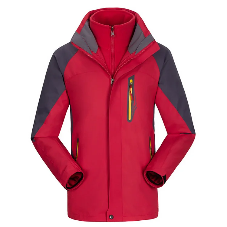 Custom Royal Blue 3-in-1 Modular Softshell Winter Jacket | OEM