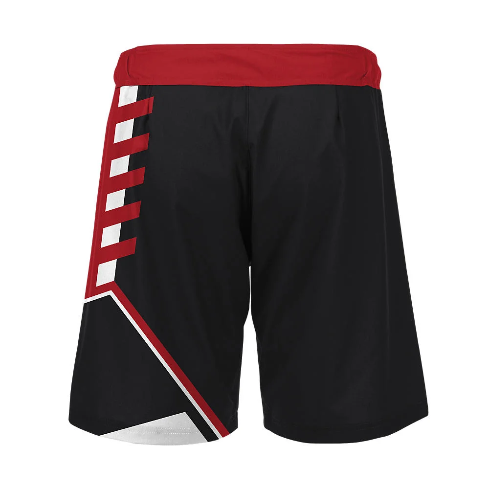 Custom Angle Panel Red Wrestling Fight Shorts | OEM