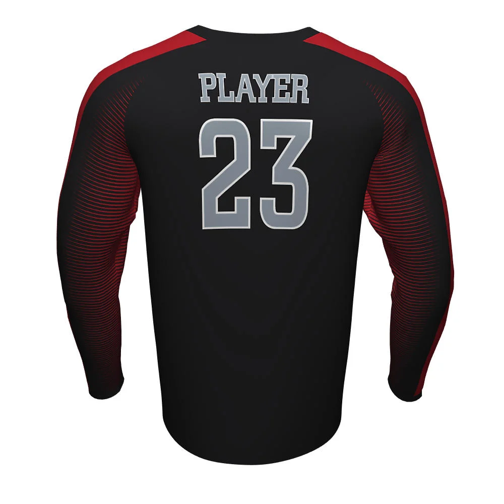 Custom City Skyline Gradient Esports Long Sleeve Jersey | OEM