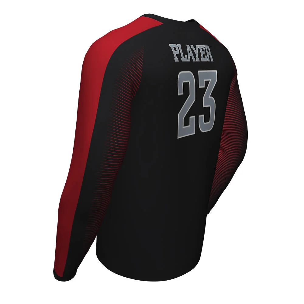 Custom City Skyline Gradient Esports Long Sleeve Jersey | OEM