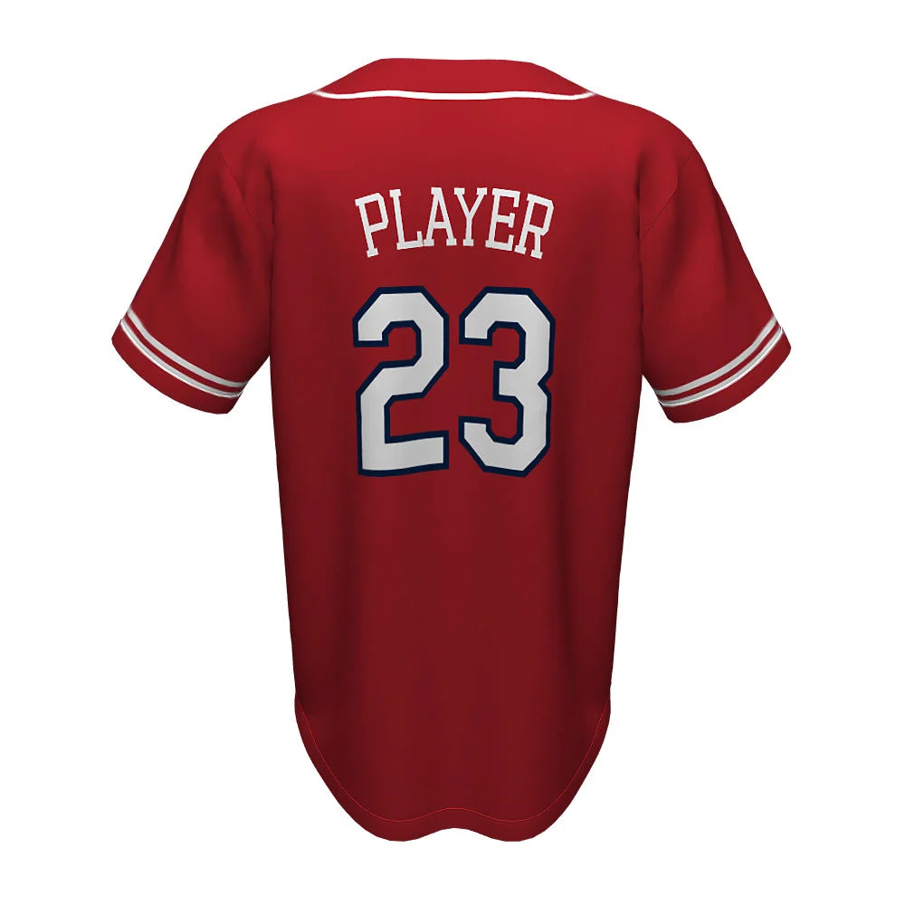 Custom Classic Braided Full Button Baseball Jersey | OEM