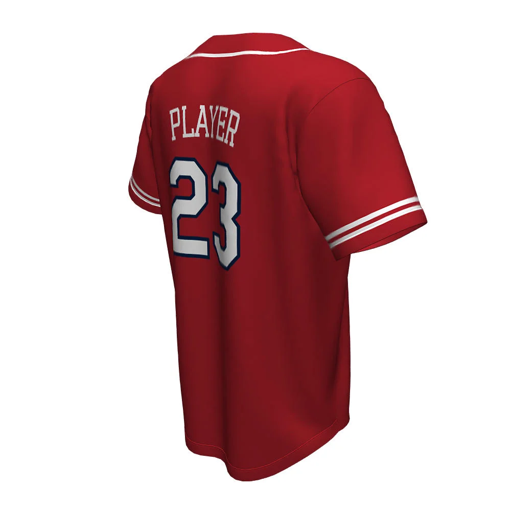 Custom Classic Braided Full Button Baseball Jersey | OEM