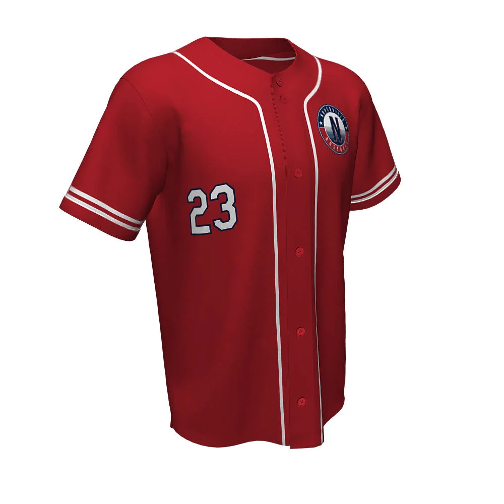 Custom Classic Braided Full Button Baseball Jersey | OEM