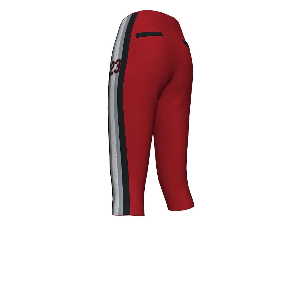 Custom Striped Braid Knicker Softball Pants | OEM