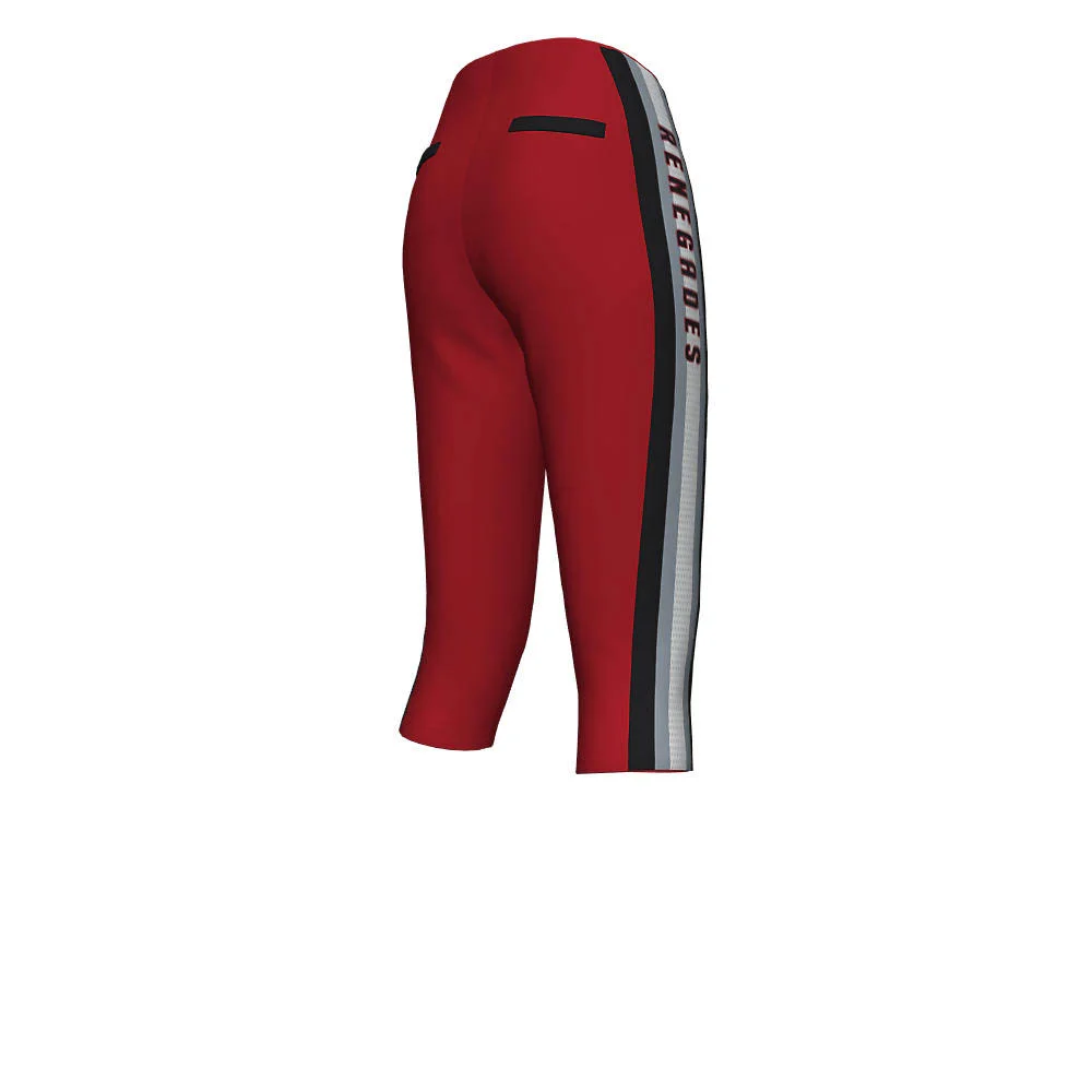 Custom Striped Braid Knicker Softball Pants | OEM