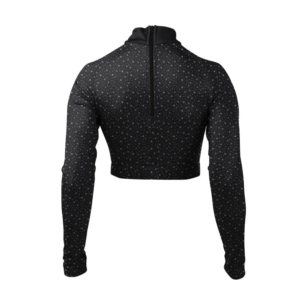 Custom Rockets Star Speckle Cheer Mock Neck Bodyliner | OEM