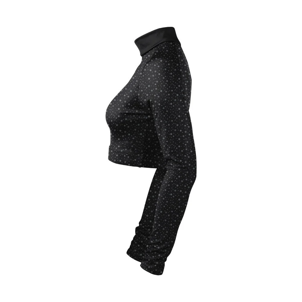 Custom Rockets Star Speckle Cheer Mock Neck Bodyliner | OEM
