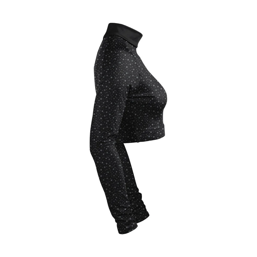 Custom Rockets Star Speckle Cheer Mock Neck Bodyliner | OEM