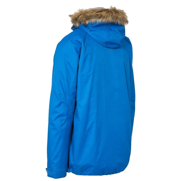 Custom Royal Blue 3-in-1 Fur-Trim Winter Sports Jacket | OEM
