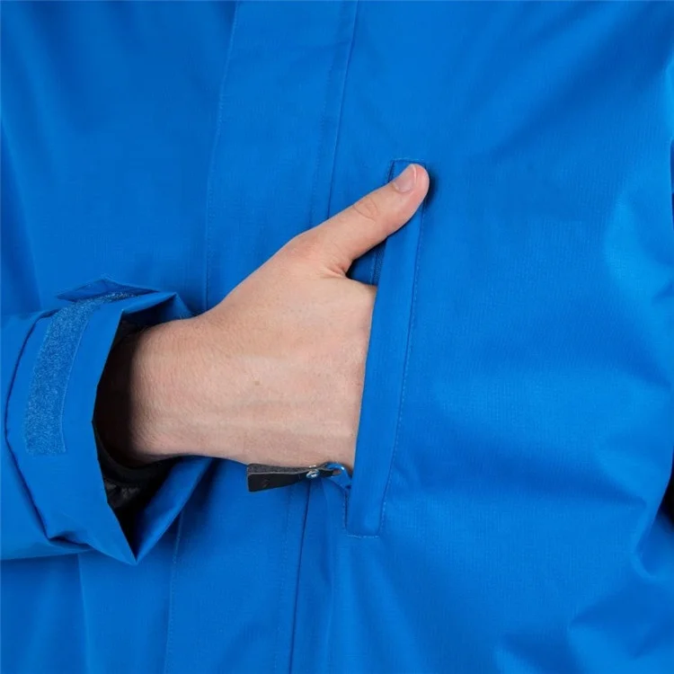 Custom Royal Blue 3-in-1 Fur-Trim Winter Sports Jacket | OEM