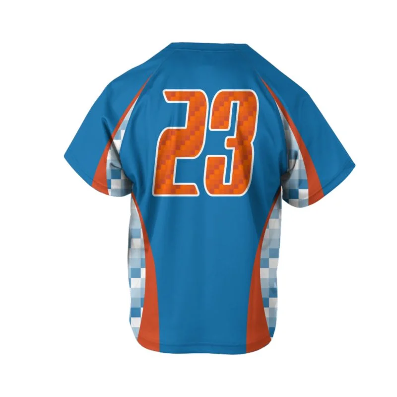 Custom Checkered Raglan Sublimated Lacrosse Jersey | OEM
