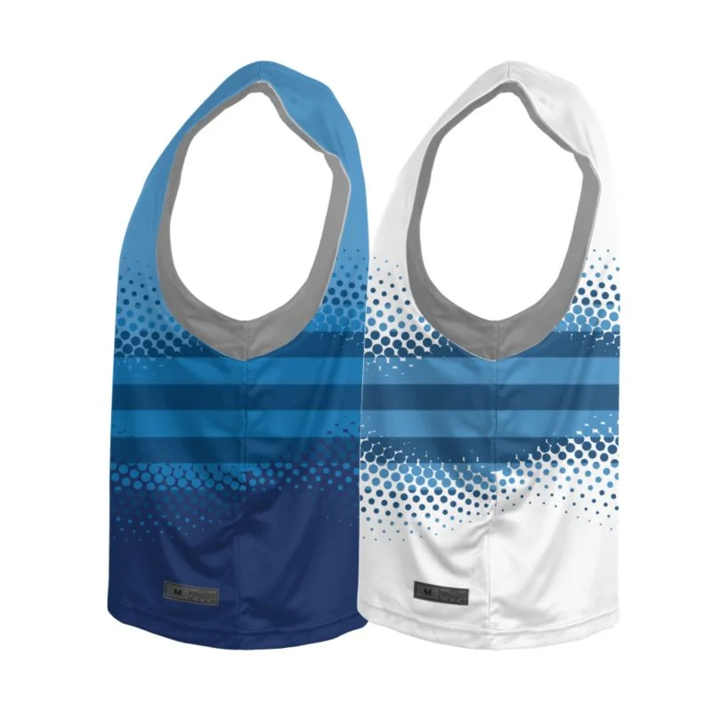 Custom Halftone Dot Reversible Lacrosse Practice Jersey | OEM