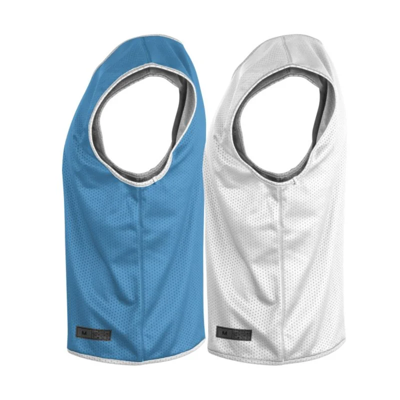Custom Solid Two-Tone Reversible Sleeveless Lacrosse Jersey | OEM