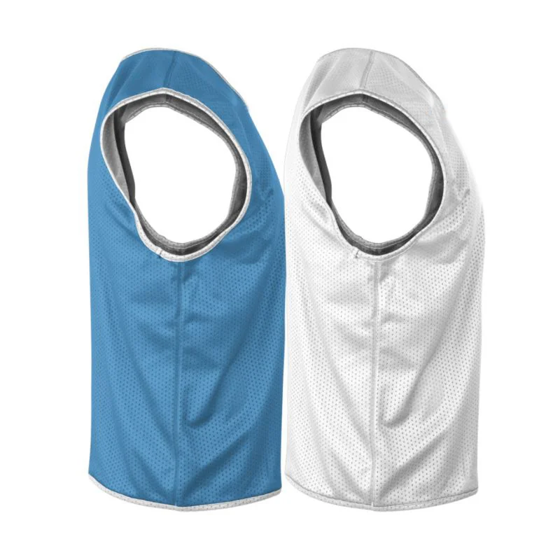 Custom Solid Two-Tone Reversible Sleeveless Lacrosse Jersey | OEM