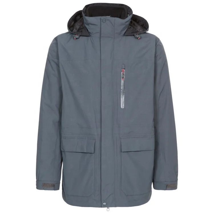 Custom Slate Grey 3-in-1 Modular Winter Sports Jacket | OEM