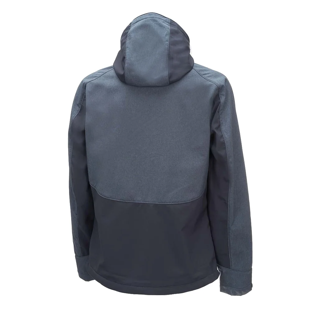 Custom Slate Melange Technical Mountain Softshell Jacket | OEM