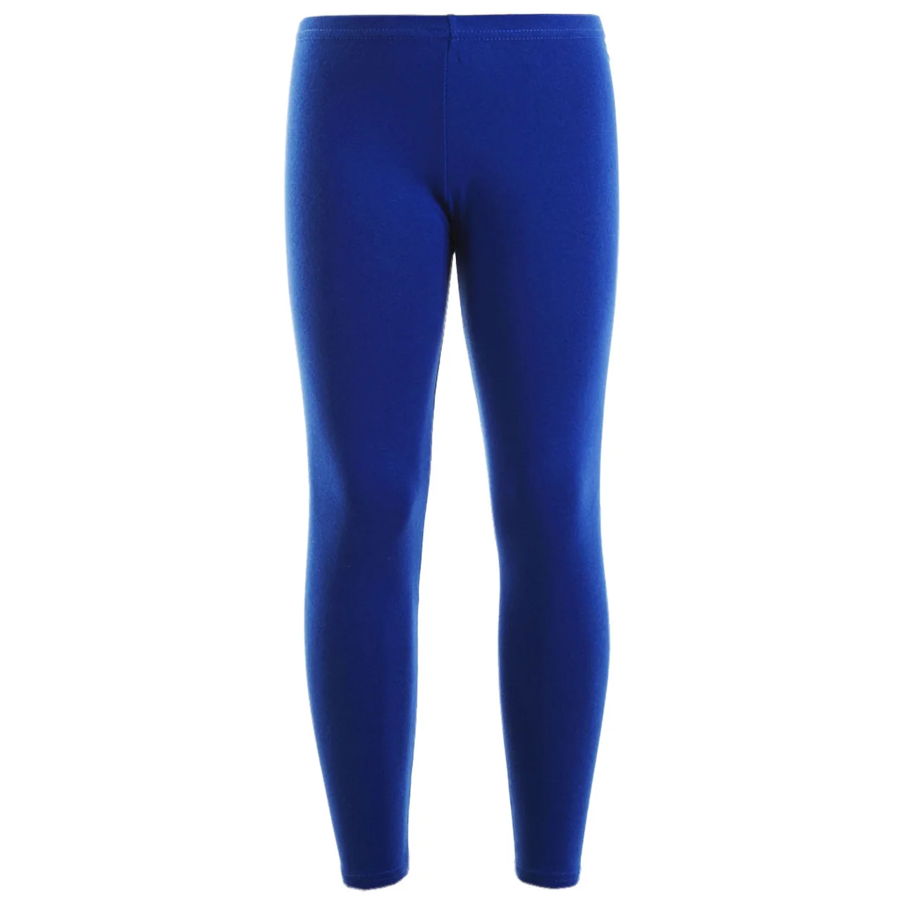 Custom Solid Royal Blue High-Waist Fitness Leggings | OEM