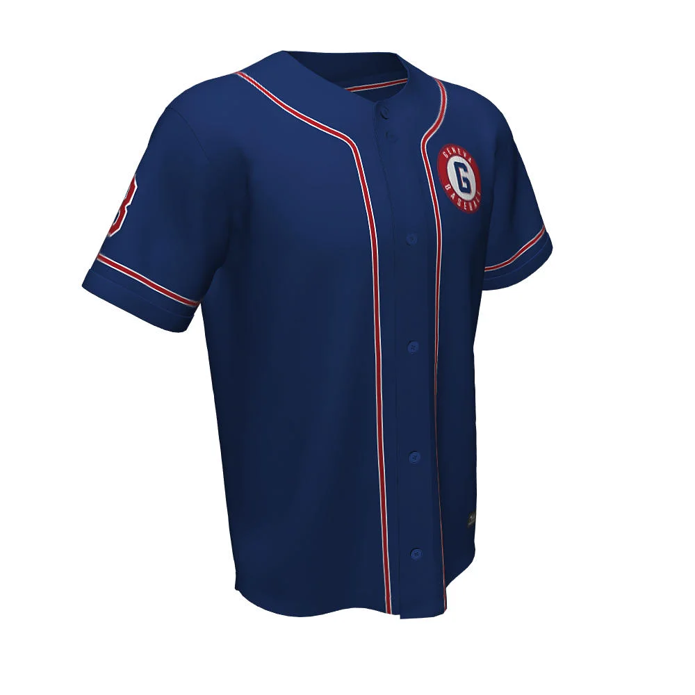 Custom Sublimated Full Button Baseball Jersey | OEM