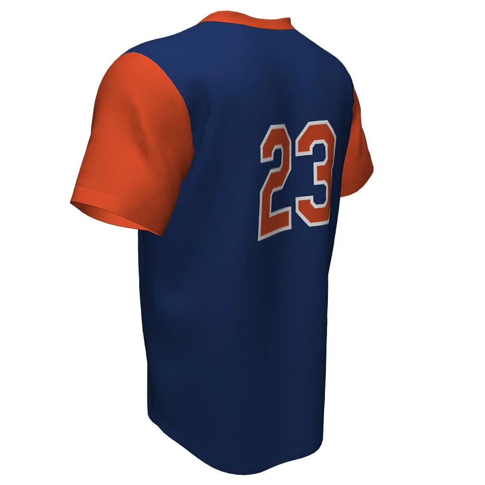 Custom Sublimated V-Neck Baseball Jersey | OEM