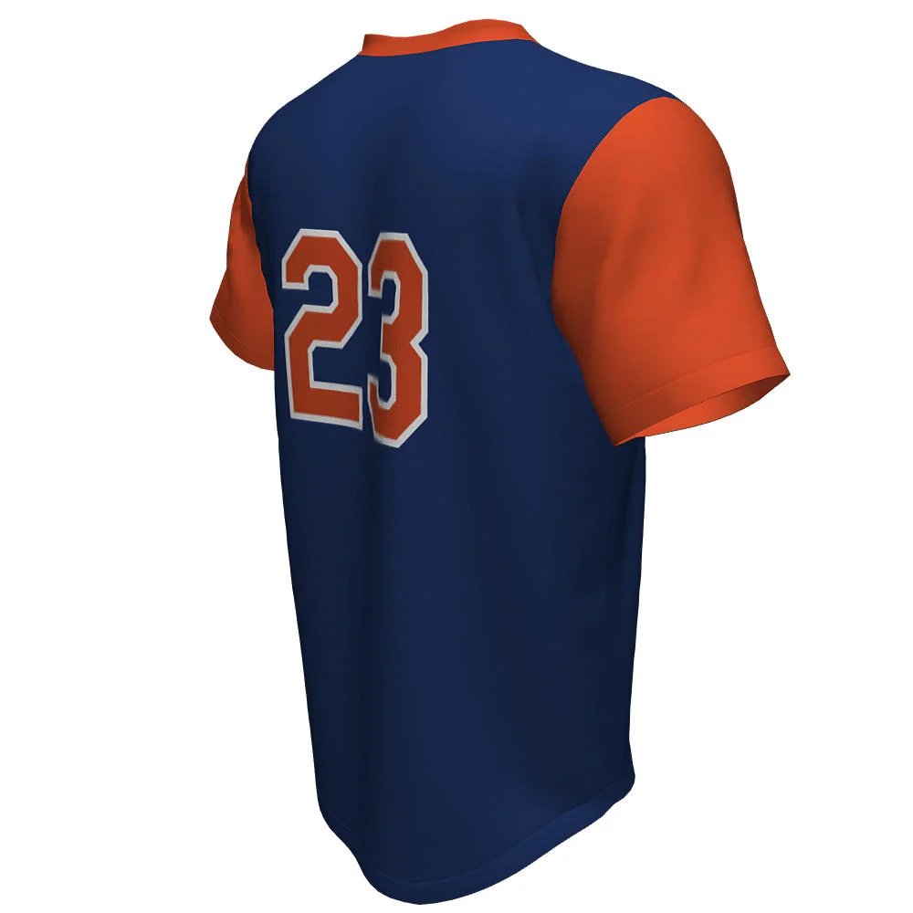 Custom Sublimated V-Neck Baseball Jersey | OEM