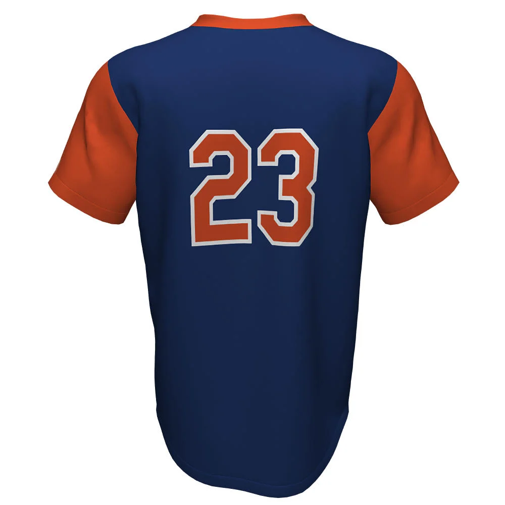 Custom Sublimated V-Neck Baseball Jersey | OEM