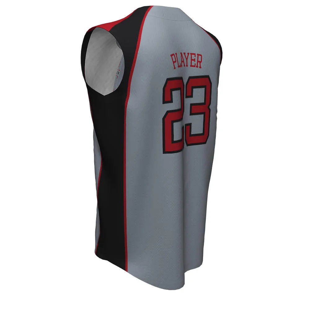 Custom Tri-Color Sleeveless Full Button Baseball Jersey | OEM