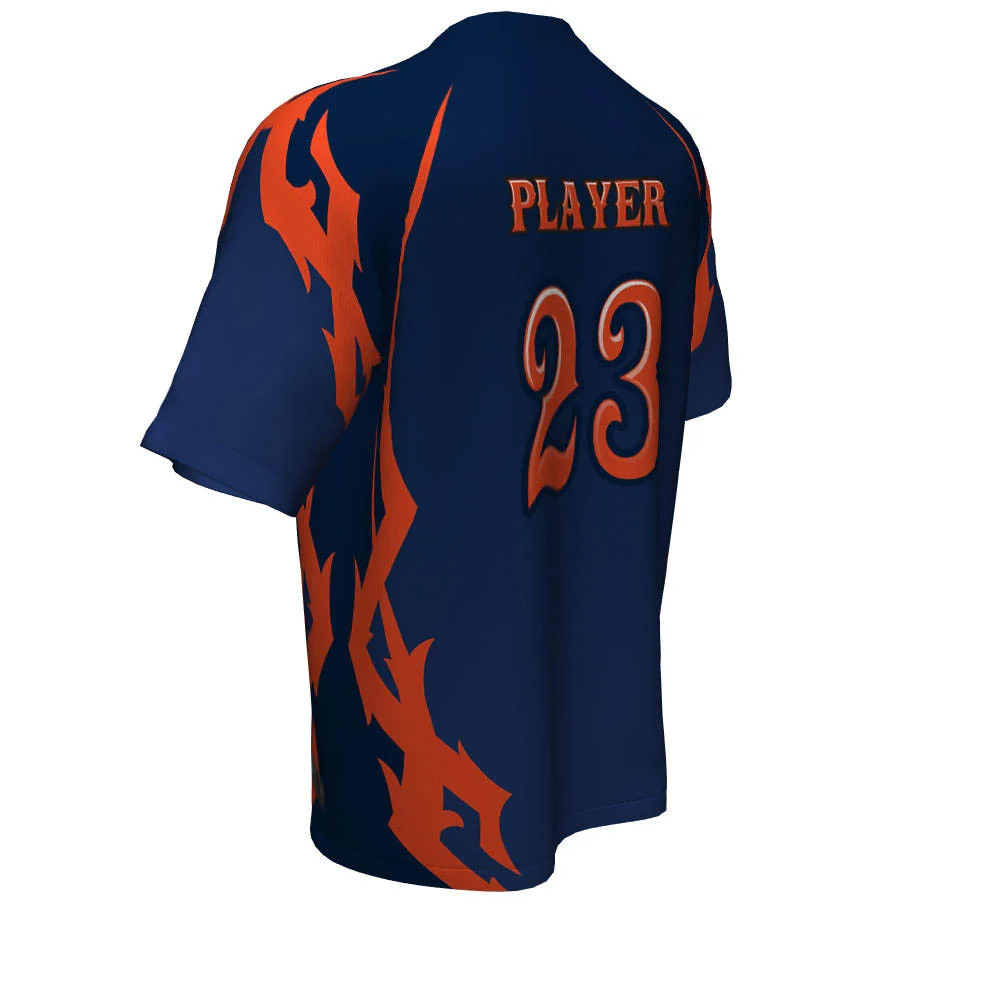 Custom Tribal Flame Sublimated Slowpitch Jersey | OEM