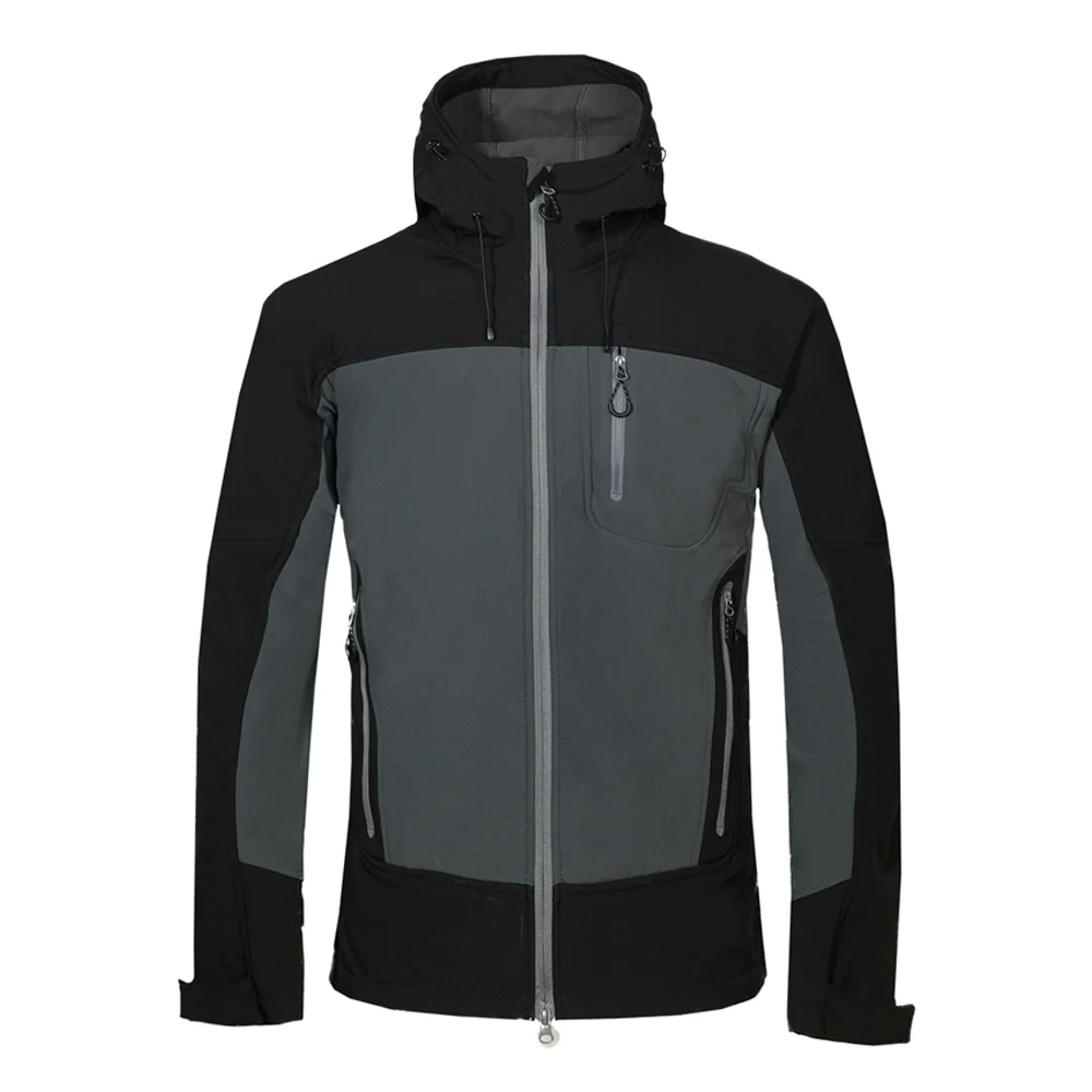 Custom Two-Tone Technical Hooded Softshell Jacket | B2B OEM