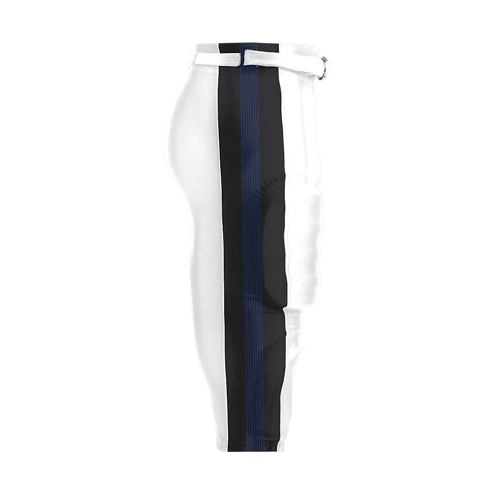 Custom Two-Tone Vertical Stripe Football Pants | OEM