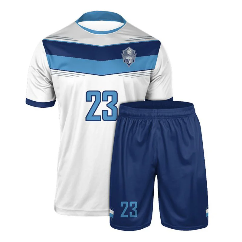 Custom Chest Band Sublimated Soccer Uniform Set | OEM