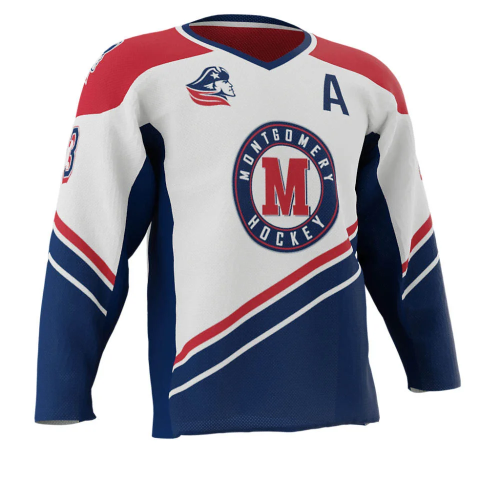Custom Angular Slash Sublimated Ice Hockey Jersey | OEM