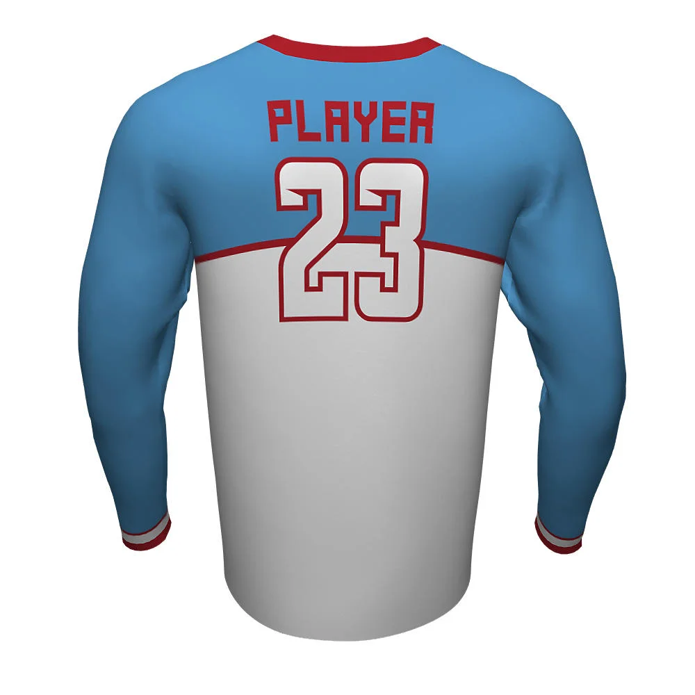 Custom Colorblock Chest Yoke Esports Long Sleeve Jersey | OEM
