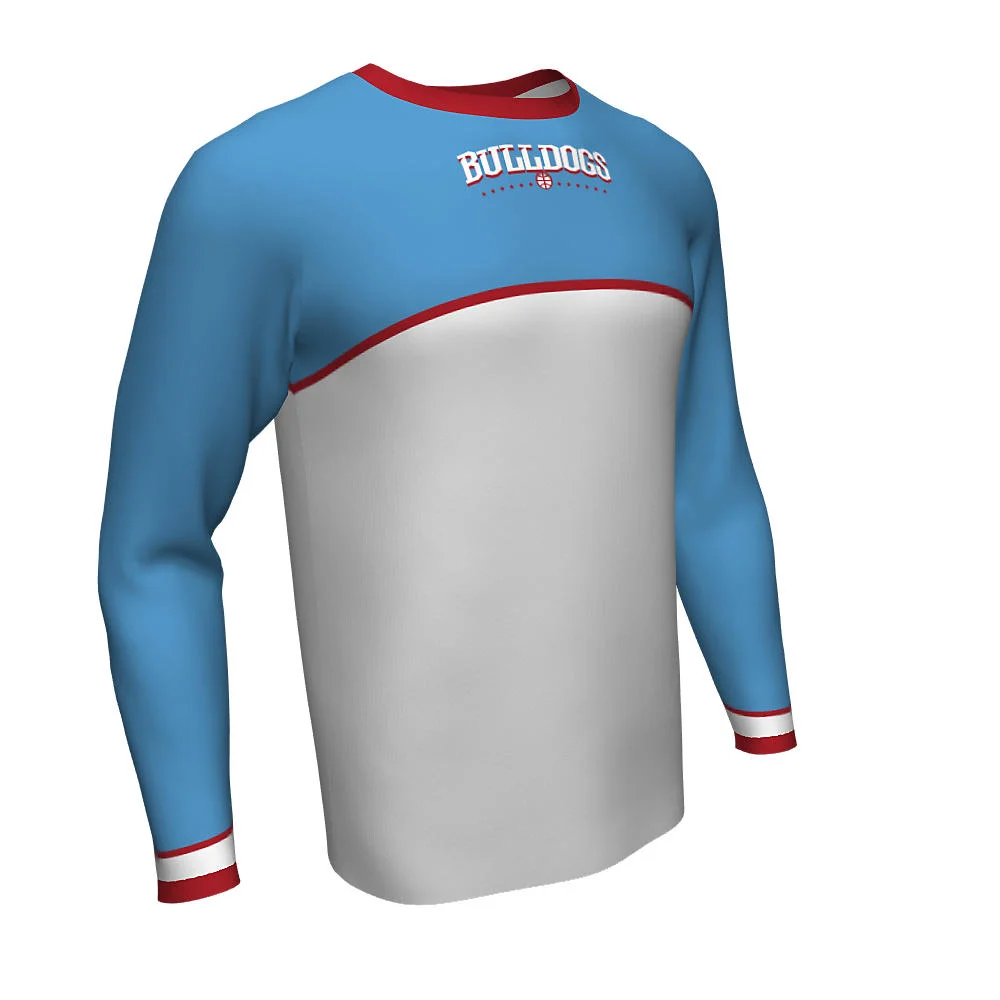Custom Colorblock Chest Yoke Esports Long Sleeve Jersey | OEM
