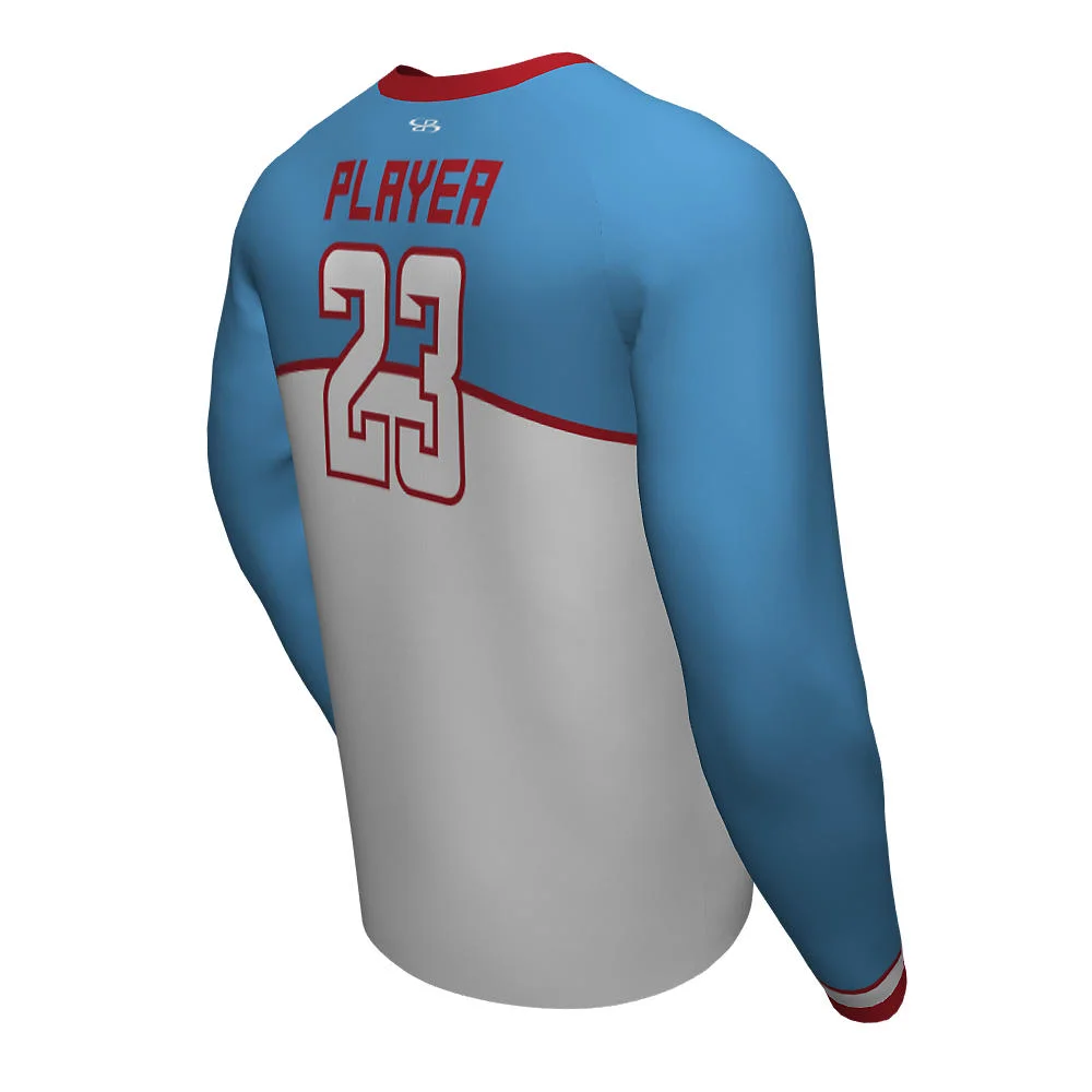 Custom Colorblock Chest Yoke Esports Long Sleeve Jersey | OEM