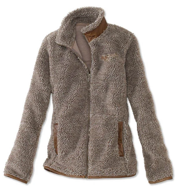 Custom Women's High-Pile Sherpa Fleece Jacket | Teddy Fleece OEM